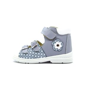 Flo-07 Szürke virágos