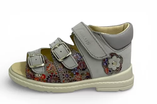 Flo-911 Szürke virágos