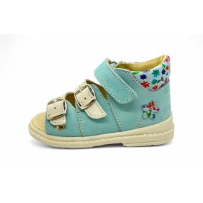 Flo-911 Türkiz virágos